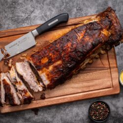 Spareribs mit Apfel-Senf-Soße Rezept