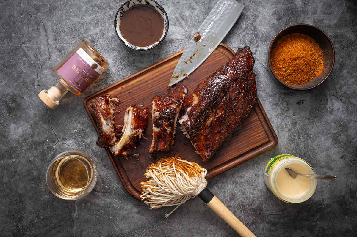 Rezept für Honig Whisky Ribs