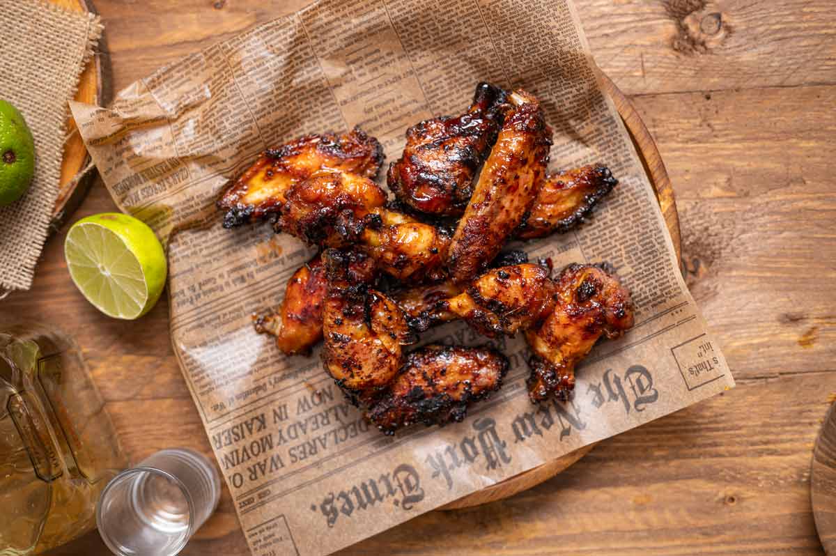 Tequila Limetten Chicken Wings