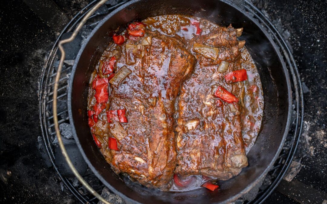 Whisky Spareribs in Biersoße