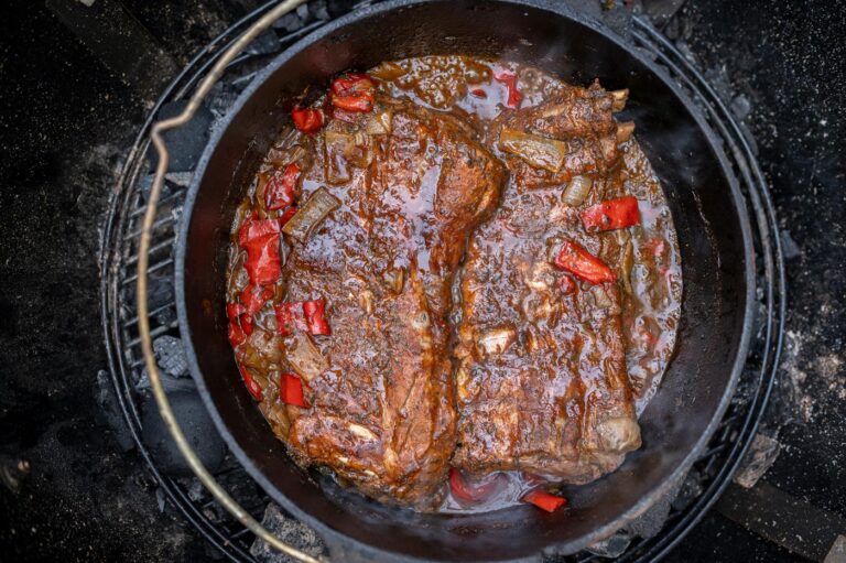 Whisky Spareribs in Biersoße