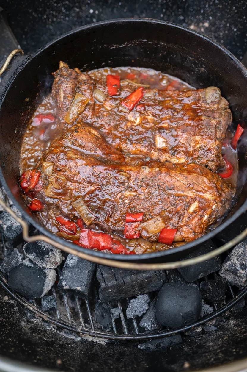 Whisky Spareribs in Biersoße